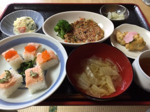 2015年3月10日のお昼ご飯写真