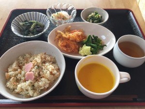 2015年3月18日のお昼ご飯写真