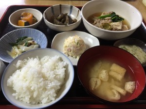 2015年4月10日のお昼ご飯写真