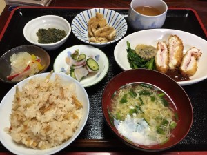 2015年4月13日のお昼ご飯写真