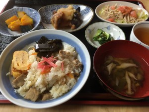 2015年4月3日のお昼ご飯写真