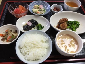 2015年4月8日のお昼ご飯写真