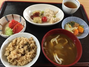 2015年8月14日のお昼ご飯です