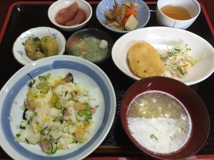 2015年8月29日のお昼ご飯写真