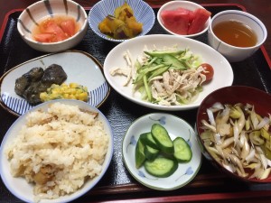 2015年8月8日のお昼ご飯写真