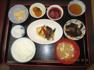 2015年9月12日お昼ご飯写真