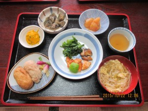 2015年10月22日お昼ご飯写真