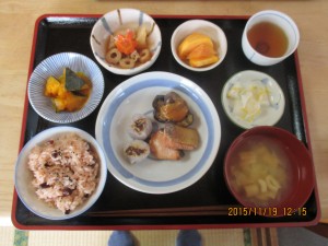 2015年11月19日お昼ご飯写真