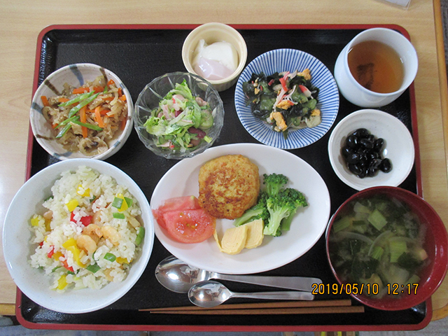 2019年5月10日お昼ご飯写真