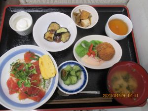 2020年4月29日のお昼ご飯写真