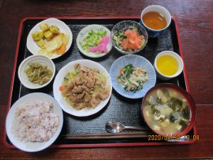 2020年4月30日のお昼ご飯写真