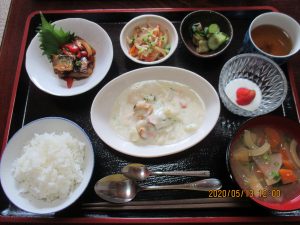 2020年5月13日お昼ご飯写真