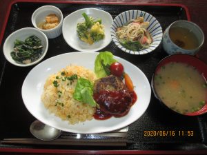 2020年6月16日お昼ご飯写真