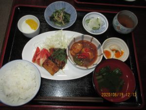 2020年6月19日お昼ご飯写真