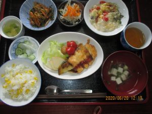 2020年6月20日お昼ご飯写真