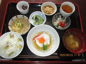 2020年6月23日お昼ご飯写真