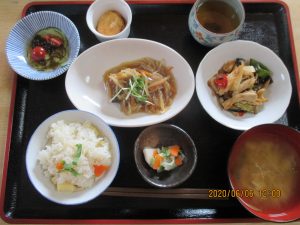 2020年6月6日お昼ご飯写真