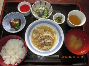 2020年７月10日のお昼ご飯写真