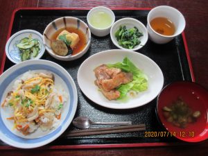 2020年7月14日お昼ご飯写真