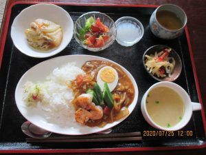 2020年7月25日お昼ご飯写真