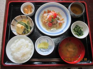 2020年7月29日お昼ご飯写真