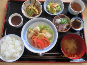 2020年7月30日お昼ご飯写真