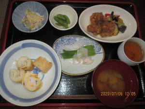 2020年7月6日のお昼ご飯写真