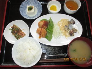 2020年7月8日のお昼ご飯写真