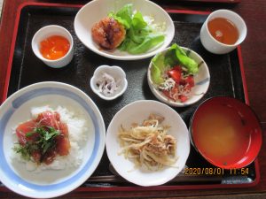 2020年8月1日お昼ご飯写真