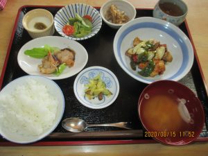 2020年8月15日のお昼ご飯写真