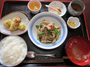 2020年8月26日お昼ご飯写真