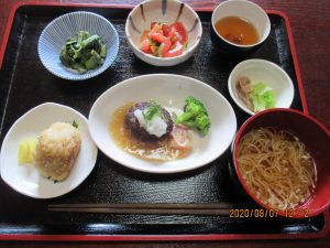 2020年8月7日お昼ご飯写真