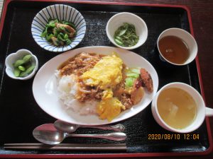 2020年8月10日お昼ご飯写真