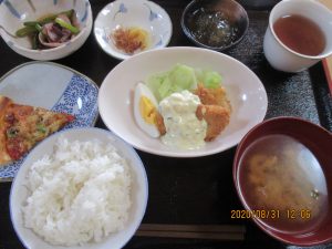 2020年8月31日お昼ご飯写真