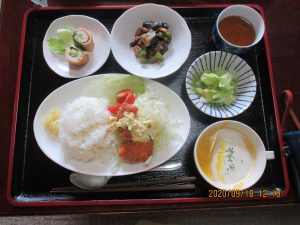 2020年9月18日のお昼ご飯写真