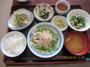 2020年9月30日お昼ご飯写真