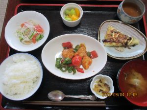 2020年9月4日お昼ご飯写真