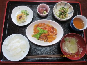 2020年9月11日のお昼ご飯写真