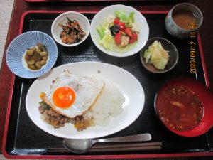 2020年9月14日のお昼ご飯写真