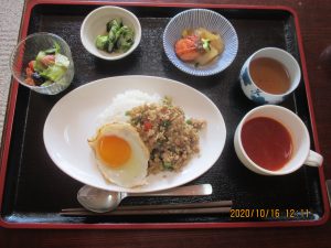 2020年10月16日お昼ご飯写真