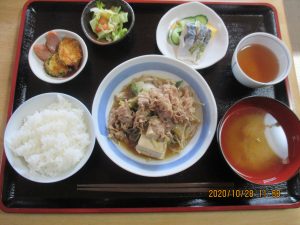 2020年10月28日お昼ご飯写真