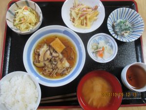 2020年10月5日のお昼ご飯写真