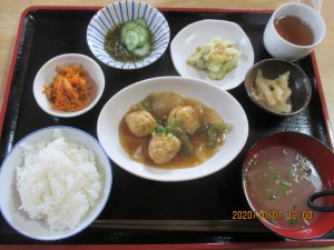 2020年10月7日のお昼ご飯写真