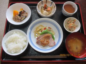 2020年10月14日お昼ご飯写真