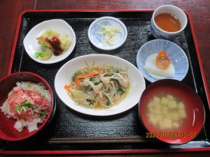 2020年11月6日のお昼ご飯写真