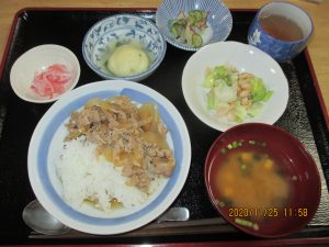 2020年11月25日お昼ご飯写真