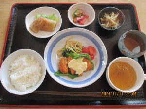 2020年11月11日のお昼ご飯写真