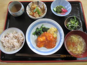 2020年11月12日のお昼ご飯写真