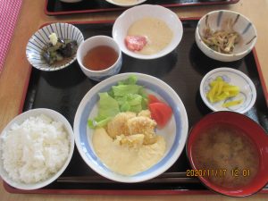 2020年11月17日のお昼ご飯写真