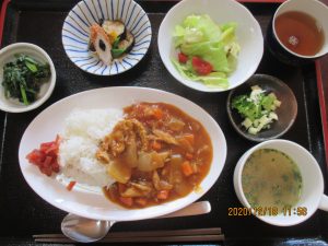 2020年12月18日お昼ご飯写真